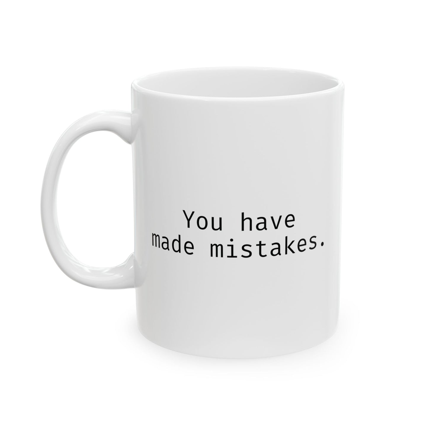 You have made mistakes.